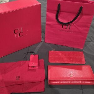 Carolina Herrera Red Women's Wallet